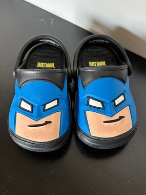 DC Comics Batman Superhero Clogs Shoes Toddler 5/6 Black